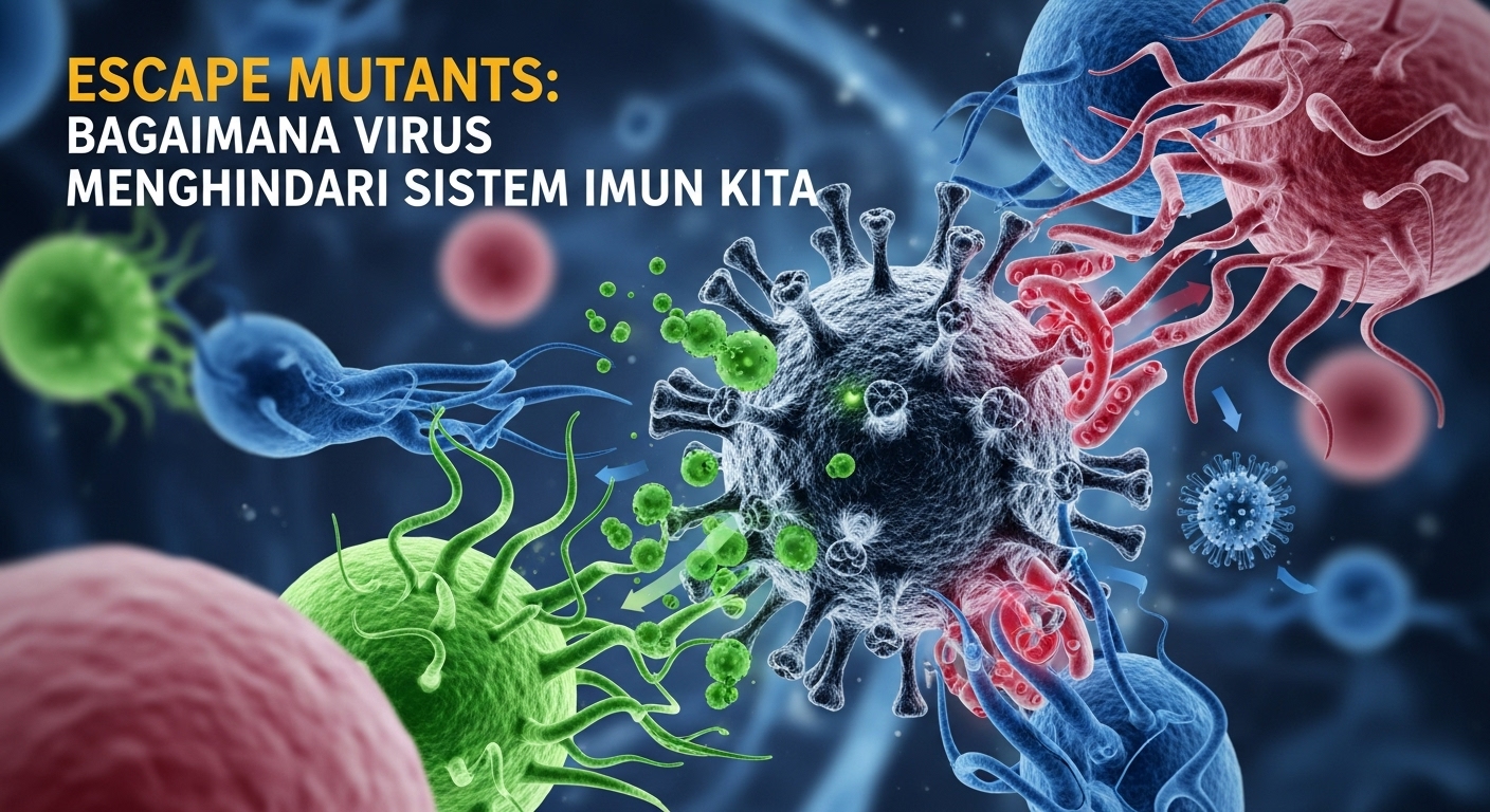 Escape Mutants: Bagaimana Virus Menghindari Sistem Imun Kita